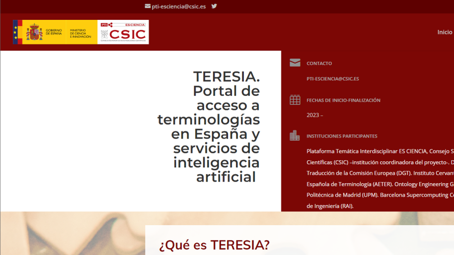 Proyecto TERESIA